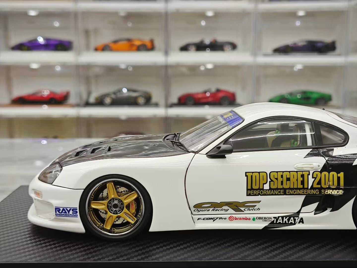 IG 1/18 Toyota Supra A80 TRD 3000GT JDM Resin Model