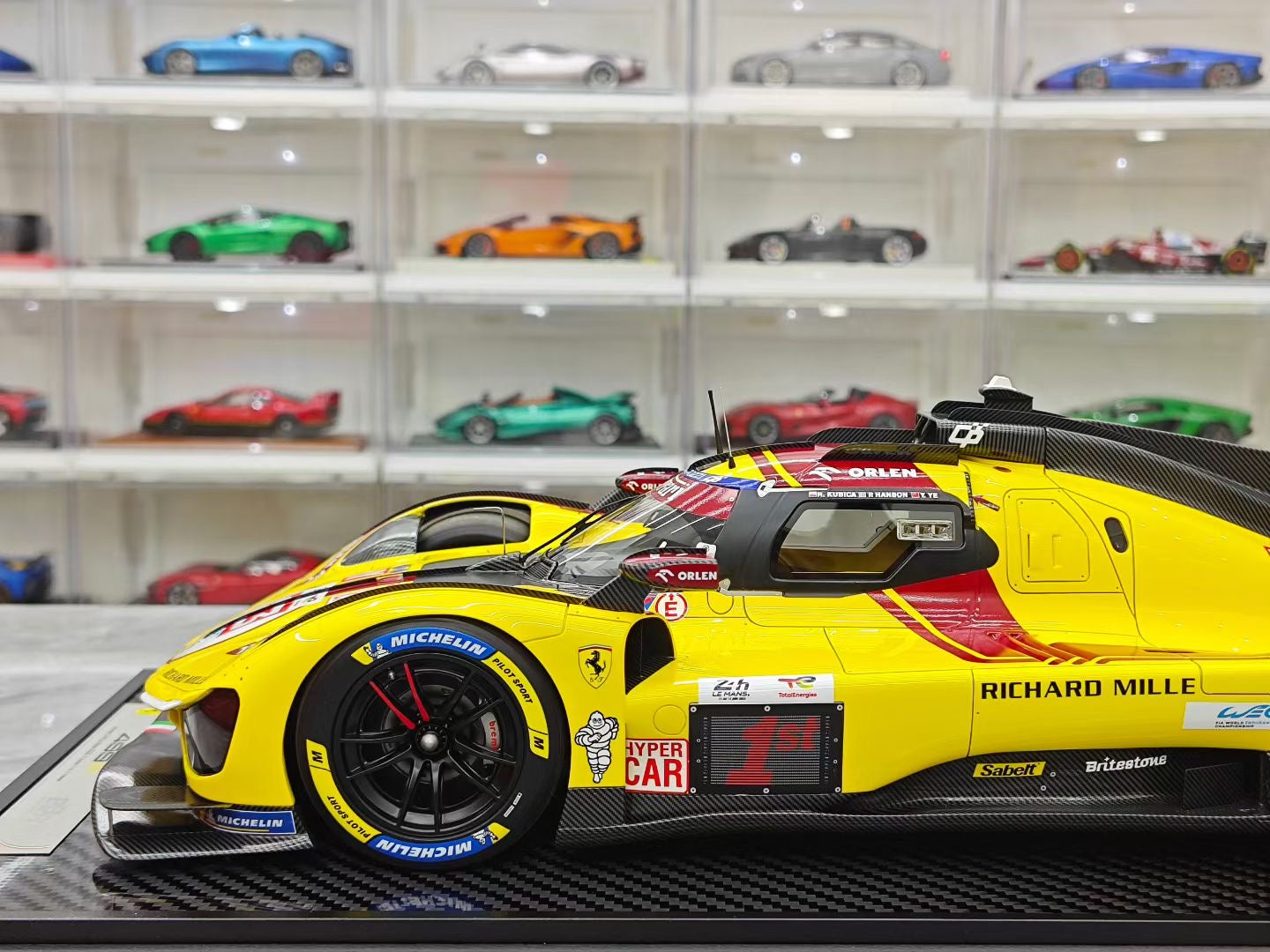 BBR 1/12 2025 Le Mans Victory Ferrari 499P No. 83, Ye Yifei