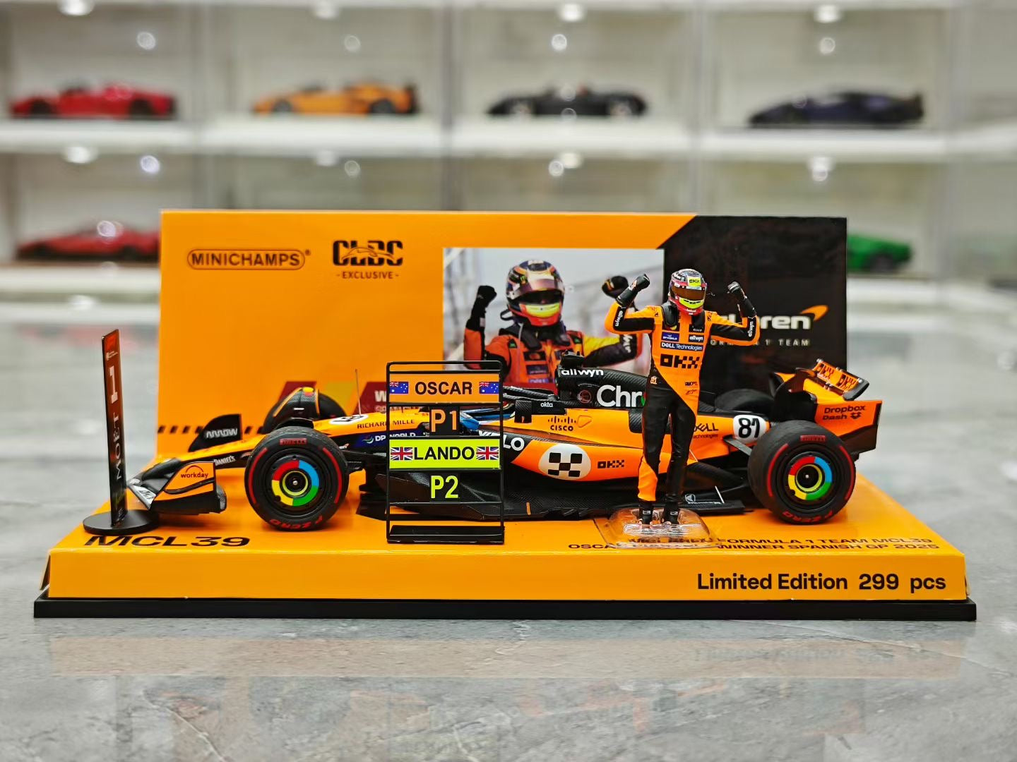 Minichamps 1/43 2025 Spanish Grand Prix MCL39 Piastri F1