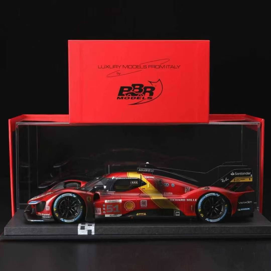 BBR 1/18 Ferrari 499P Centennial Le Mans No. 51 2023 race-winning car Limited edition after the race