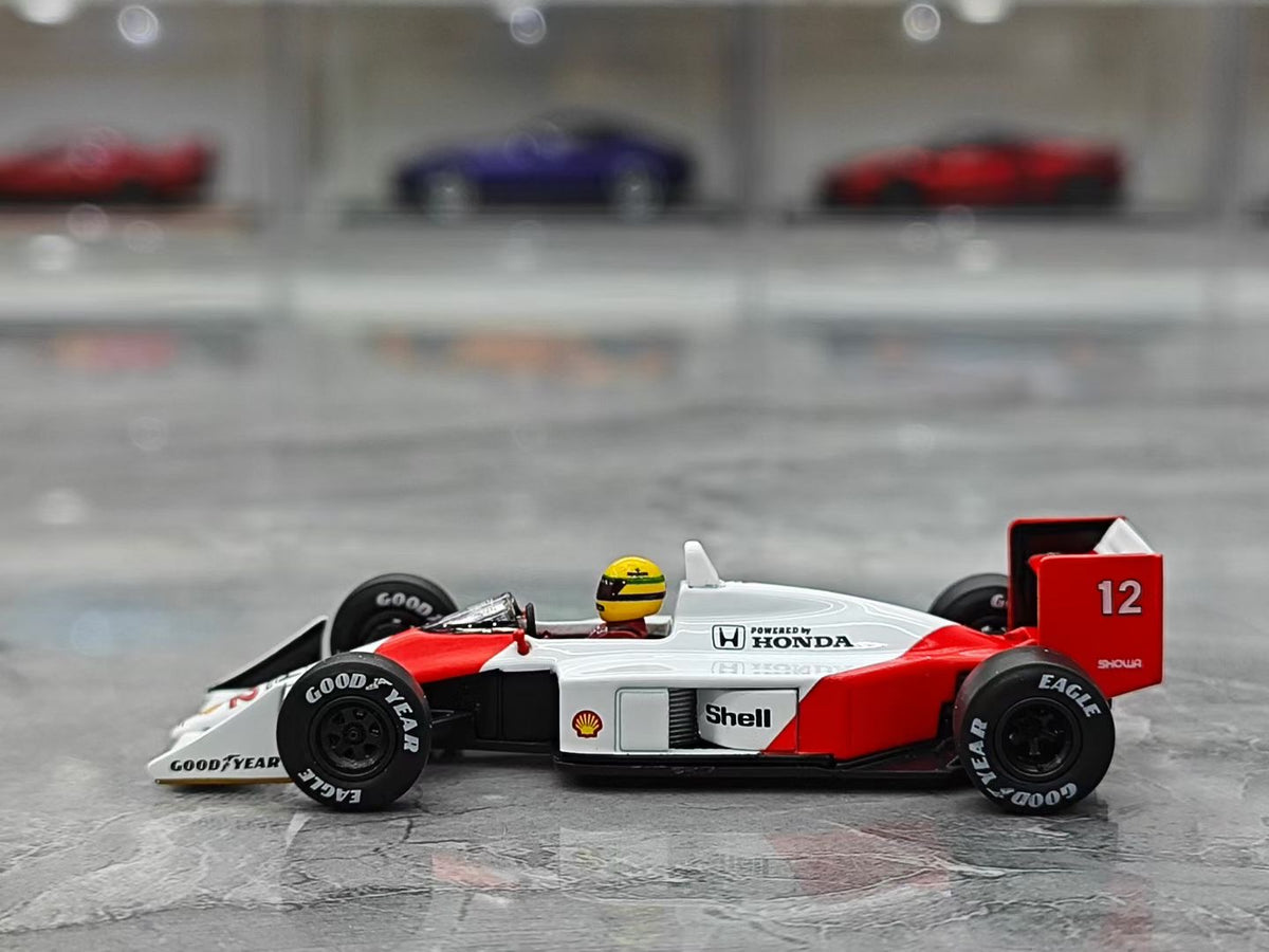 MINIGT 1988 Japanese GP McLaren MP4/4 Senna 1:64 — Sealed: 98 / Blister Card: 108
