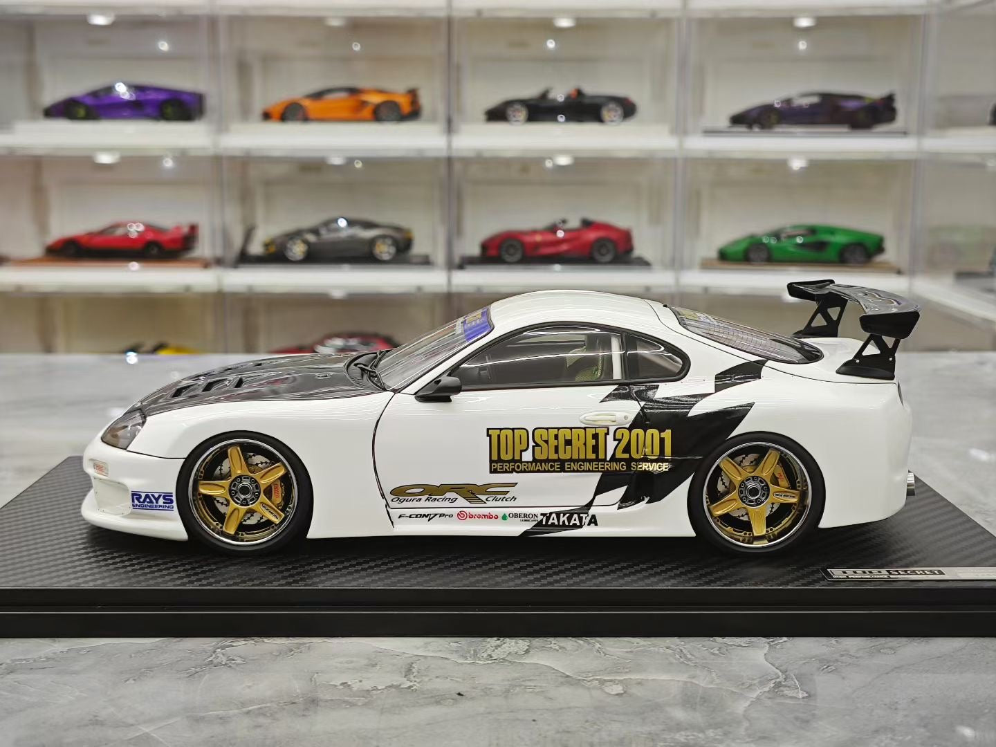 IG 1/18 Toyota Supra A80 TRD 3000GT JDM Resin Model