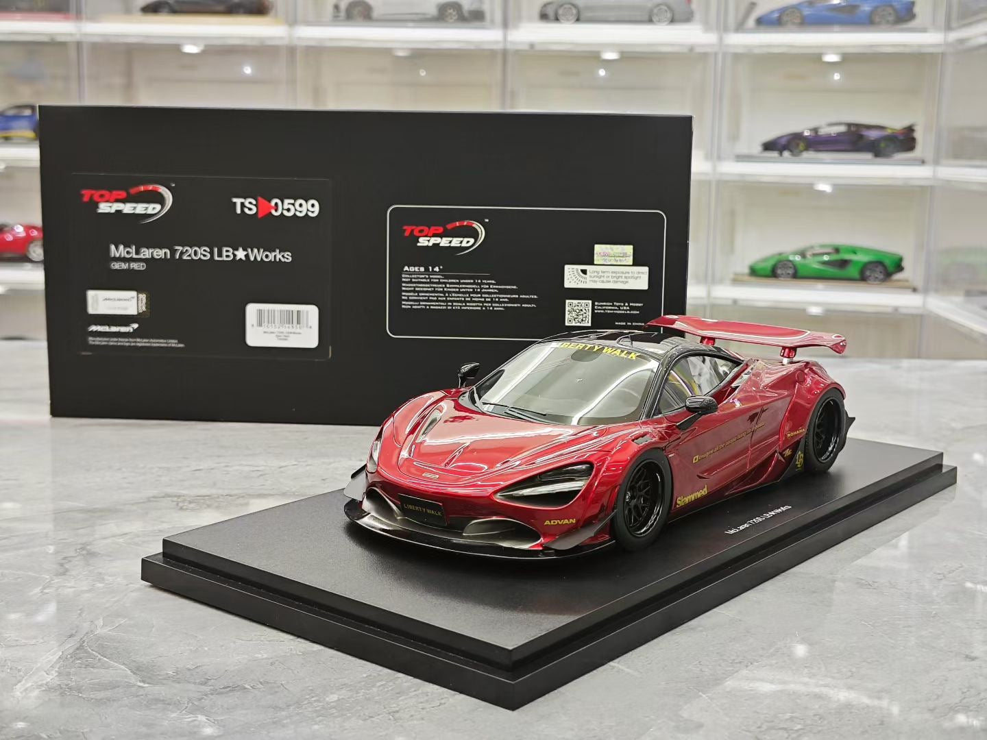 Topspeed 1/18 McLaren 720S LB Resin Model