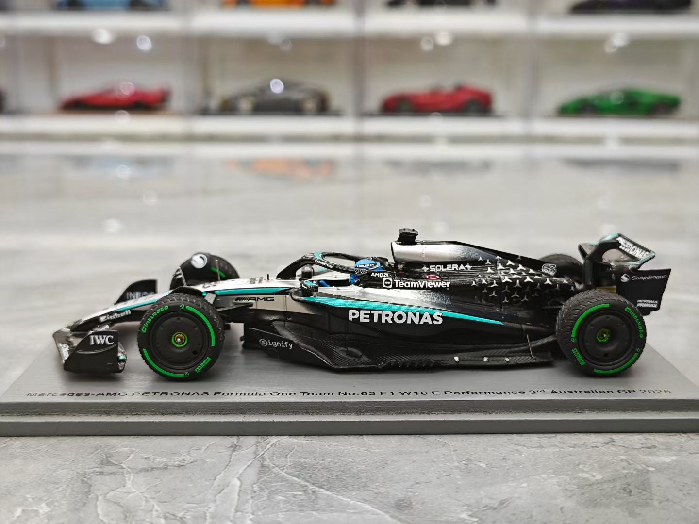 Spark 1/43 2025 Australian Grand Prix Mercedes W16 Russell F1
