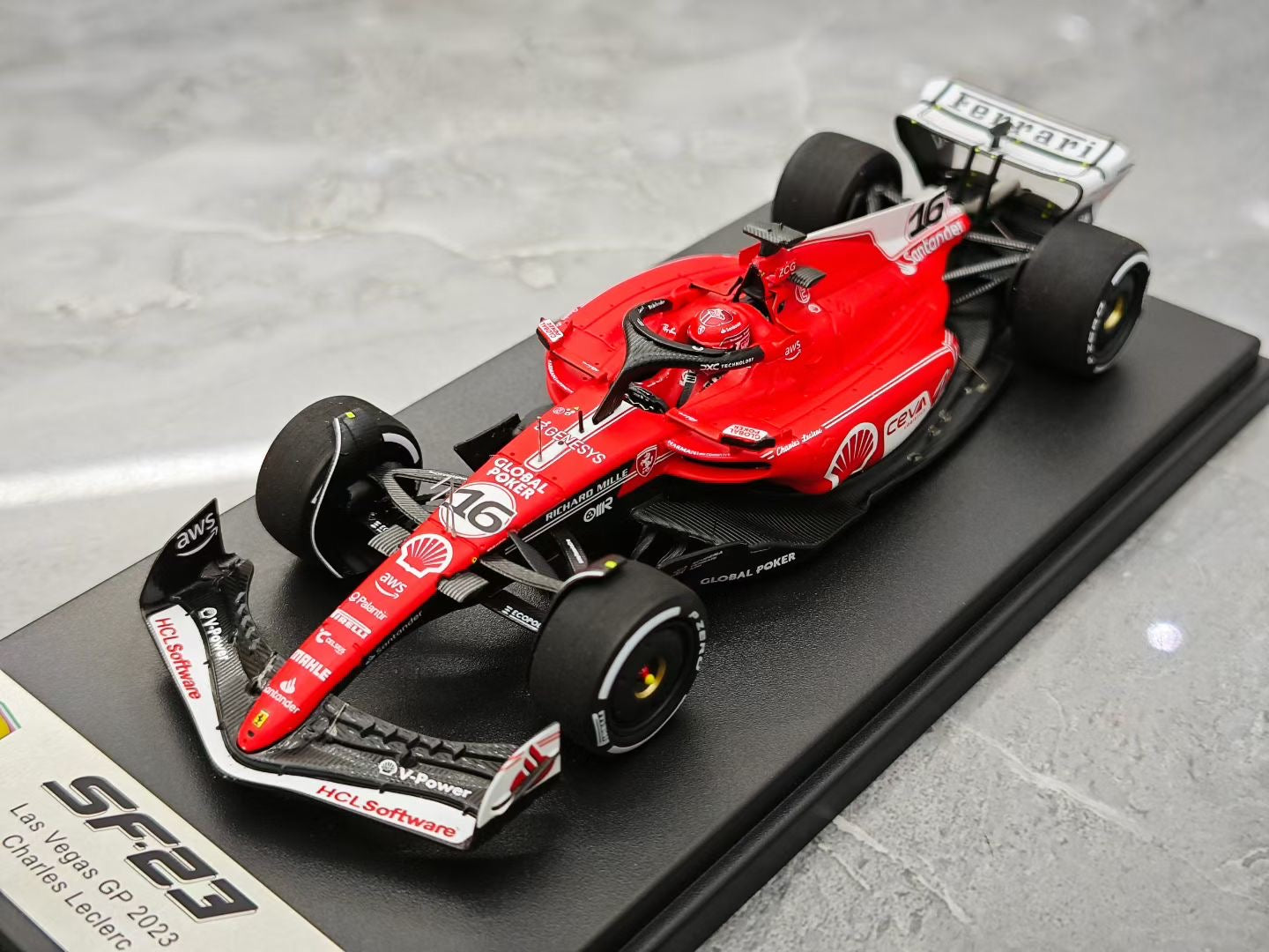 Looksmart 1/43 2023 Las Vegas GP SF-23 Leclerc F1