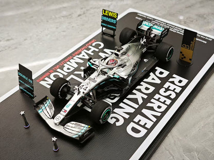 Spark 1:43 scale Mercedes W10 (2019 US Grand Prix, Hamilton) –
