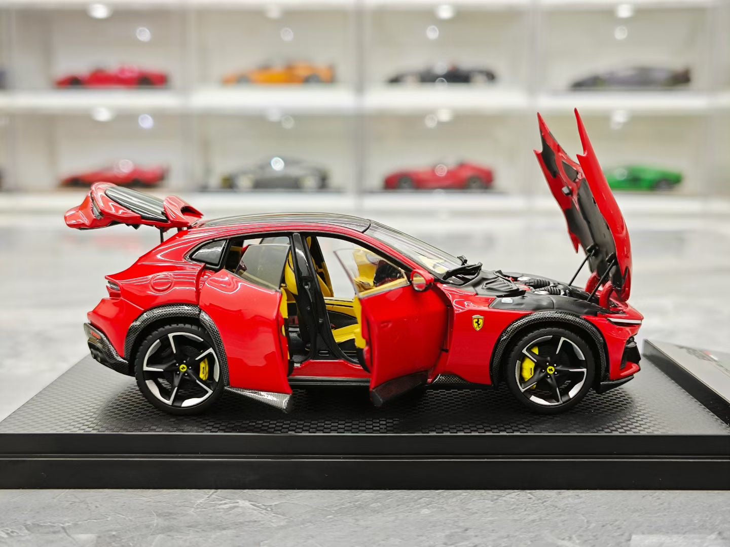 BBR 1/43 Ferrari Purosangue FUV with panoramic sunroof, diecast model.