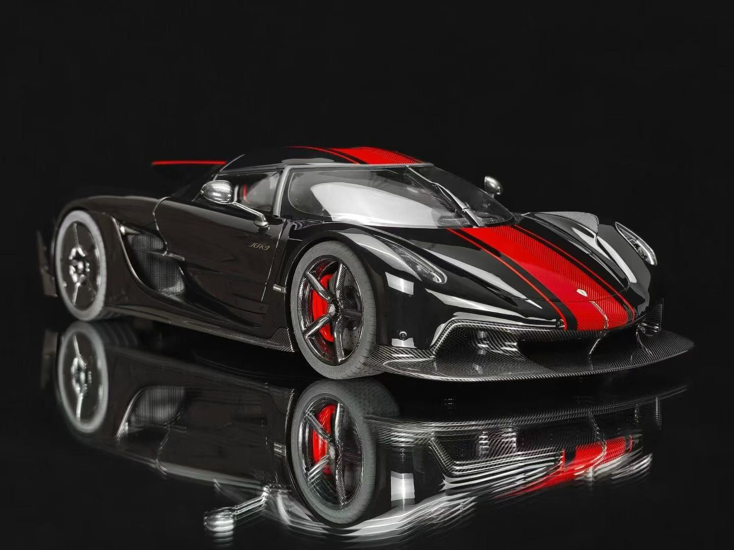 Frontiart 1/18 Koenigsegg Jesko Absolute Edition Jet Black,