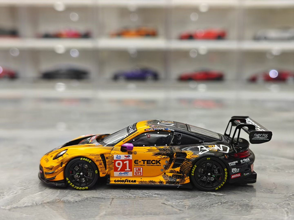 TH 2024 Le Mans Porsche 911 GT3 R (No. 91) 1:64 Die-cast Model
