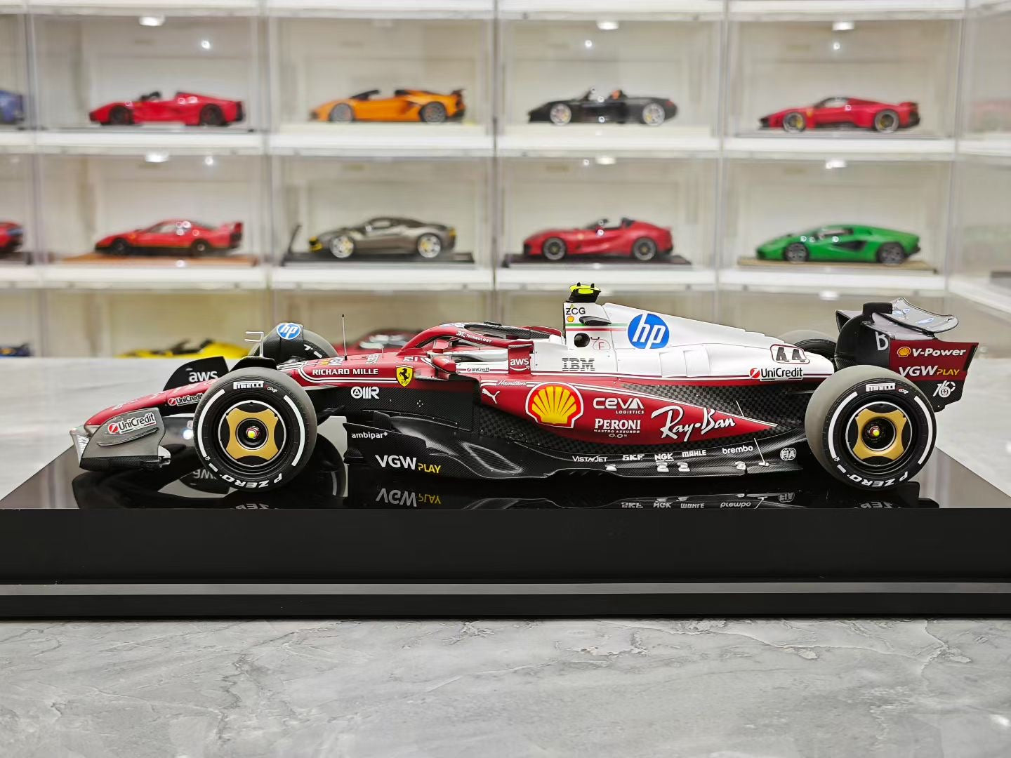 Amalgam 1/18 2025 Monza GP SF25 Hamilton F1