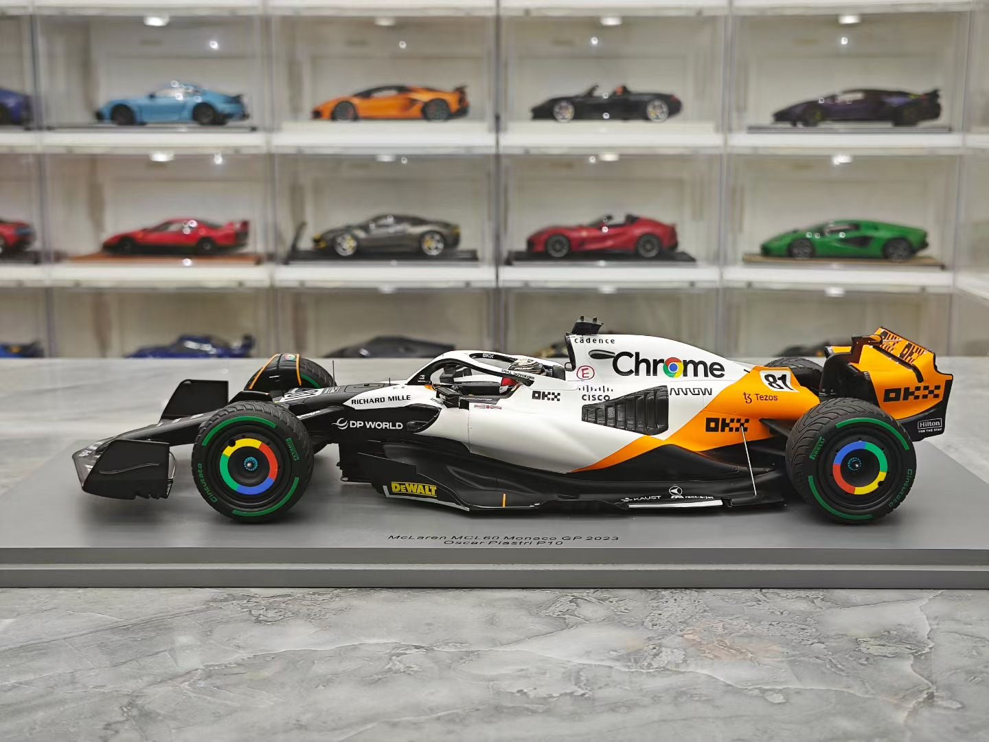 Spark 1/18 2023 Monaco Grand Prix MCL60 Piastri F1