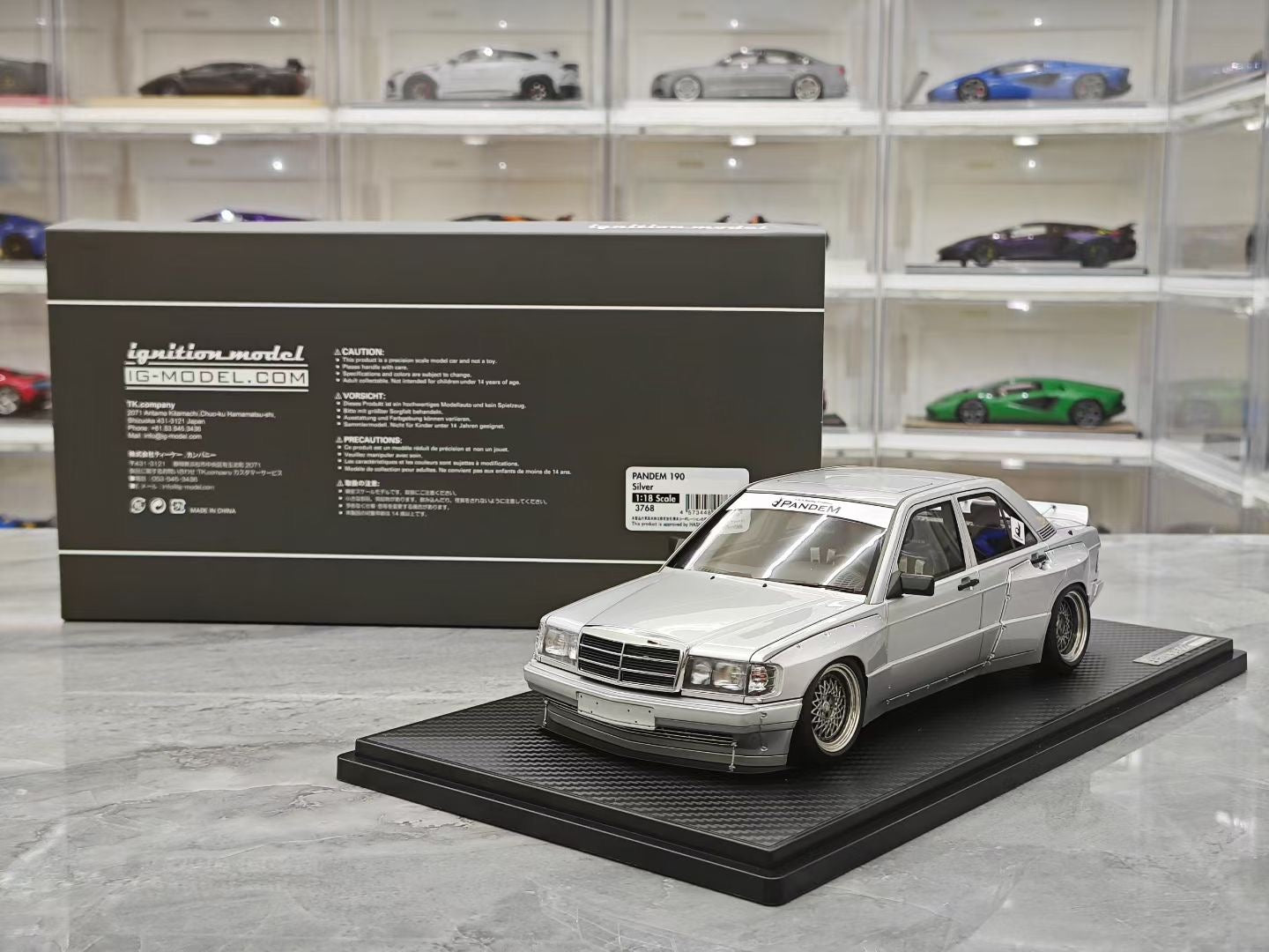 IG 1/18 Mercedes Pandem 190 JDM