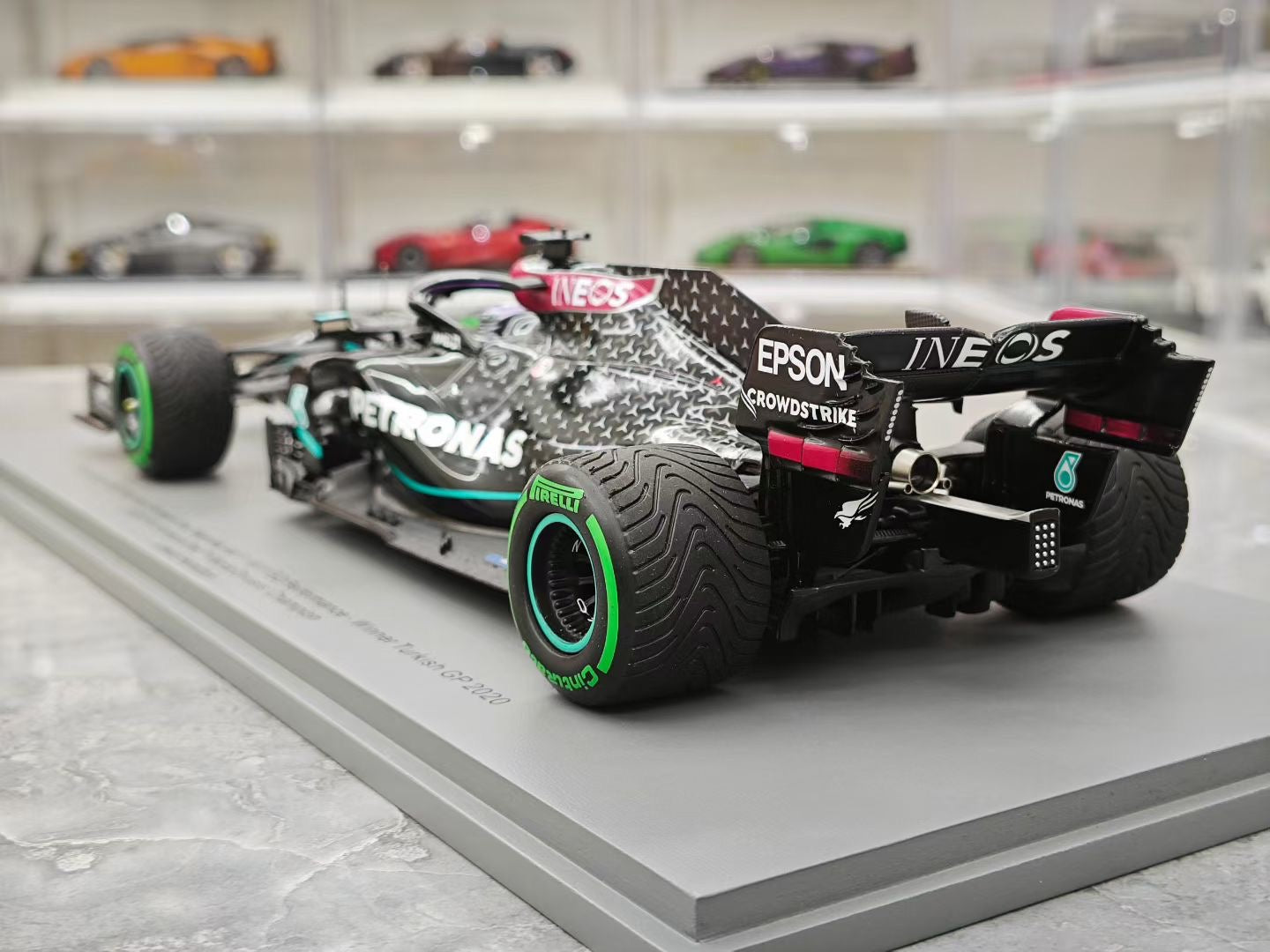 SPARK 1/18 2020 Türkiye W11 Hamilton 7-time champion