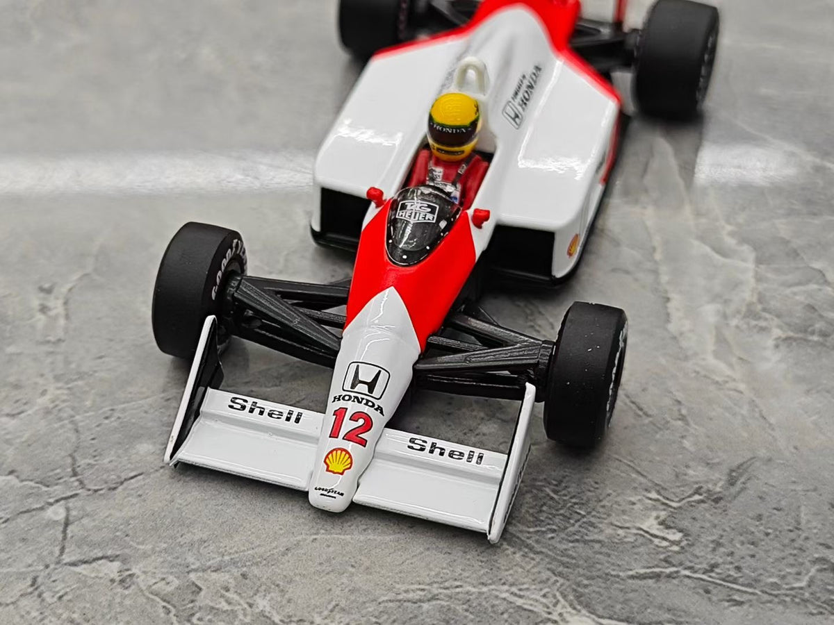 MINIGT 1988 Japanese GP McLaren MP4/4 Senna 1:64 — Sealed: 98 / Blister Card: 108
