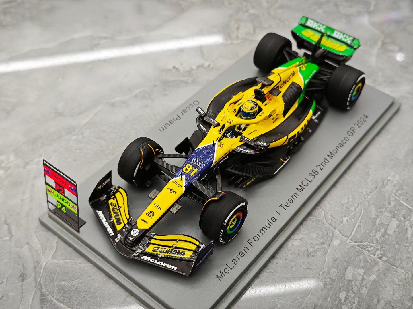 SPARK 1/43 2024 Monaco Grand Prix McLaren MCL38 Piastri F1