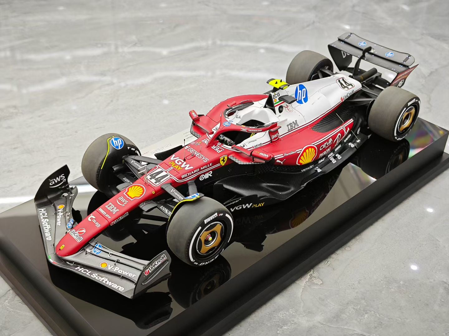 Amalgam 1/18 2025 Monza GP SF25 Hamilton F1