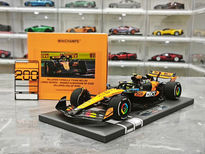 Minichamps 2025 Hungary MCL39 Resin Norris F1 1:18