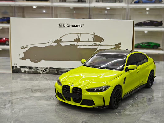 MINICHAMPS  1/18 2024 BMW M3 Alloy Full Open
