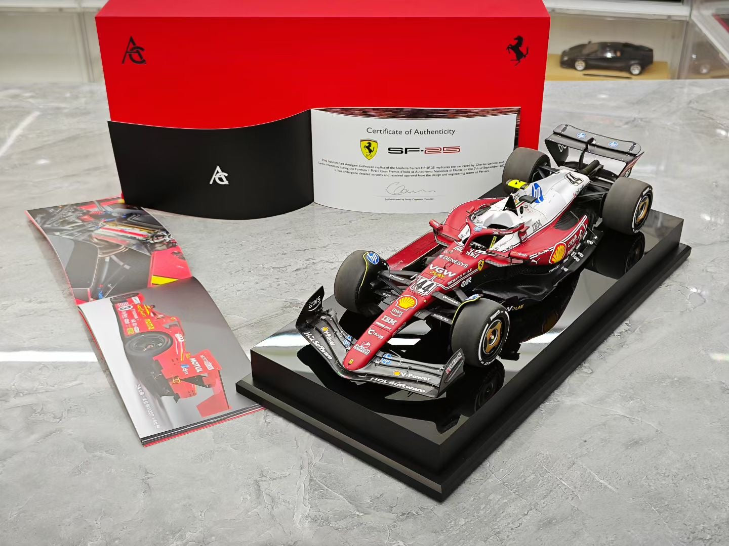 Amalgam 1/18 2025 Monza GP SF25 Hamilton F1