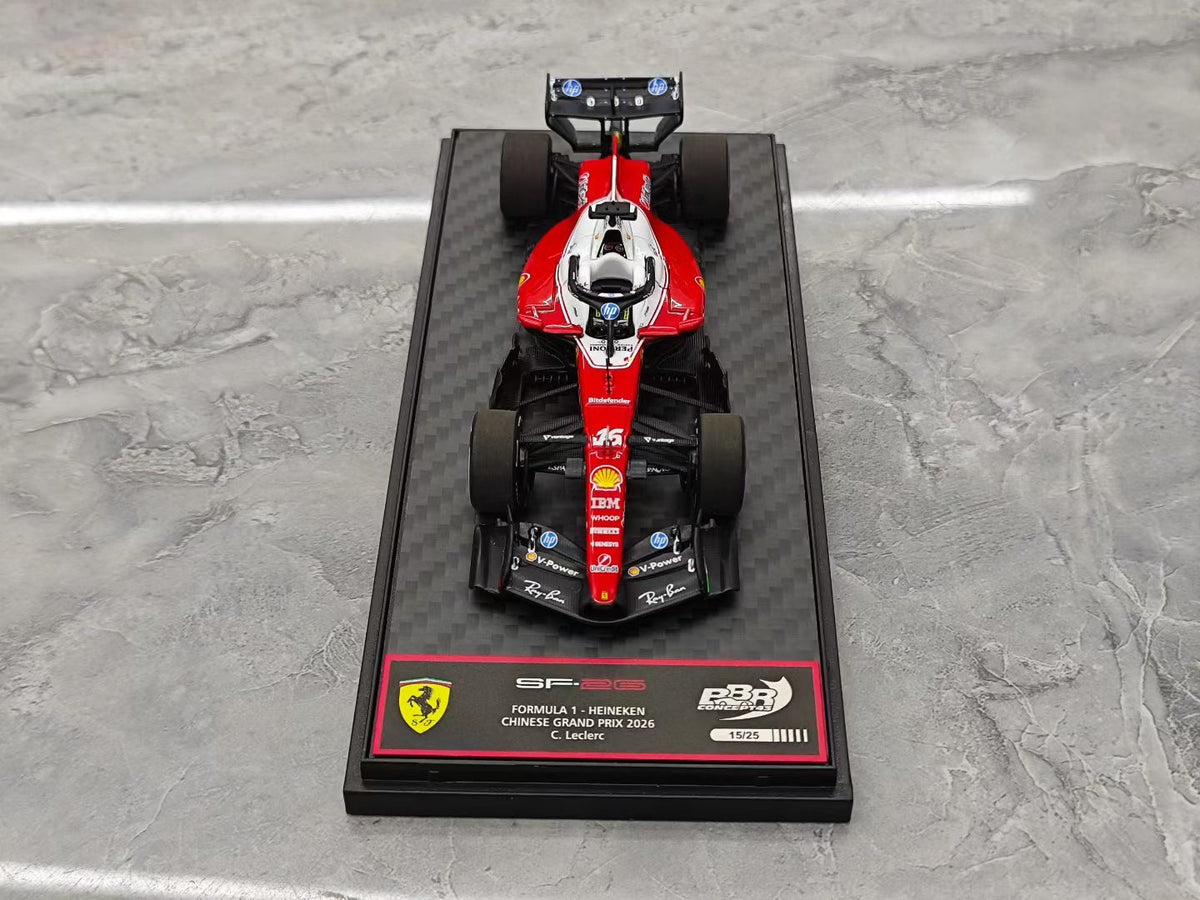 BBR 1:43 Scale F1 Model – Leclerc SF26 (2026 Chinese GP)