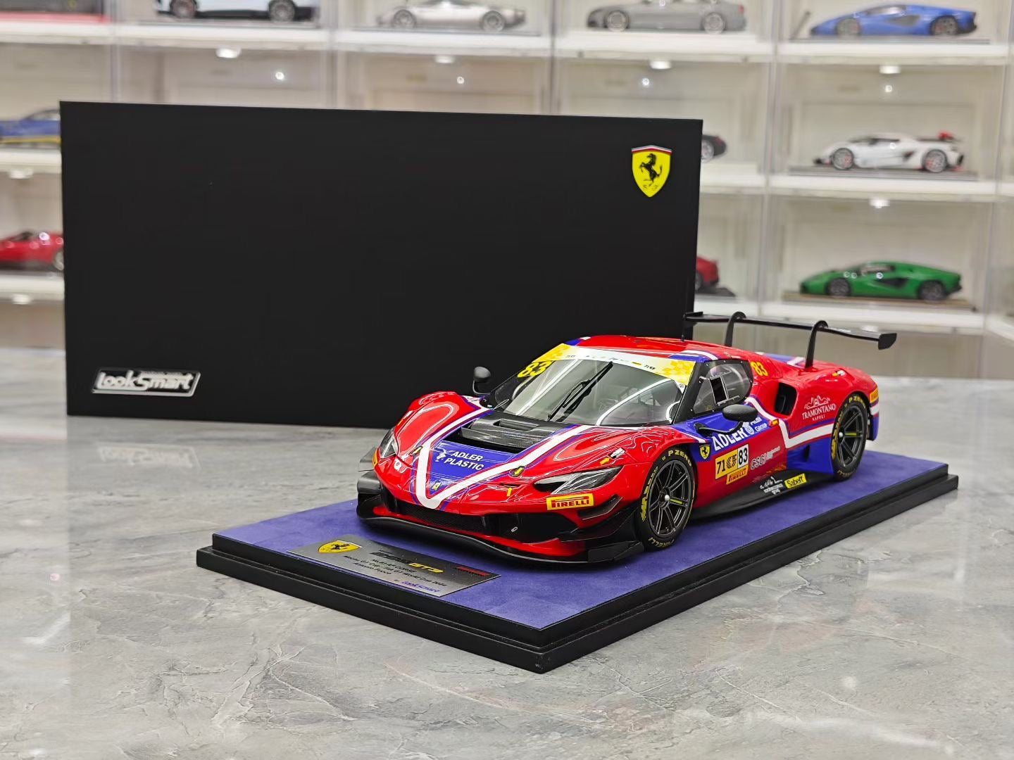 Looksmart 1/18 2024 Macau GT Cup AF Ferrari 296 GT3 Resin