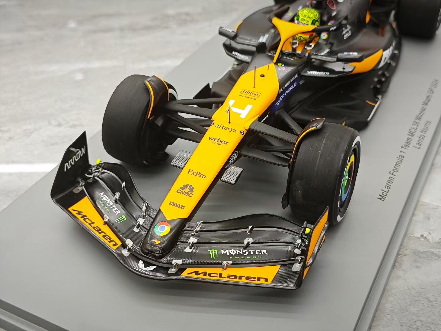 Spark 1/18 2024 Miami Grand Prix McLaren MCL38 Norris's first F1 title