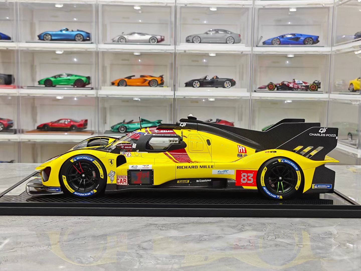 BBR 1/12 2025 Le Mans Victory Ferrari 499P No. 83, Ye Yifei