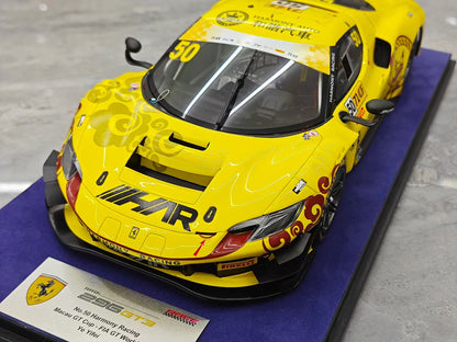 Looksmart 1/18 scale 2024 Macau GT Cup Ferrari 296 GT3 resin