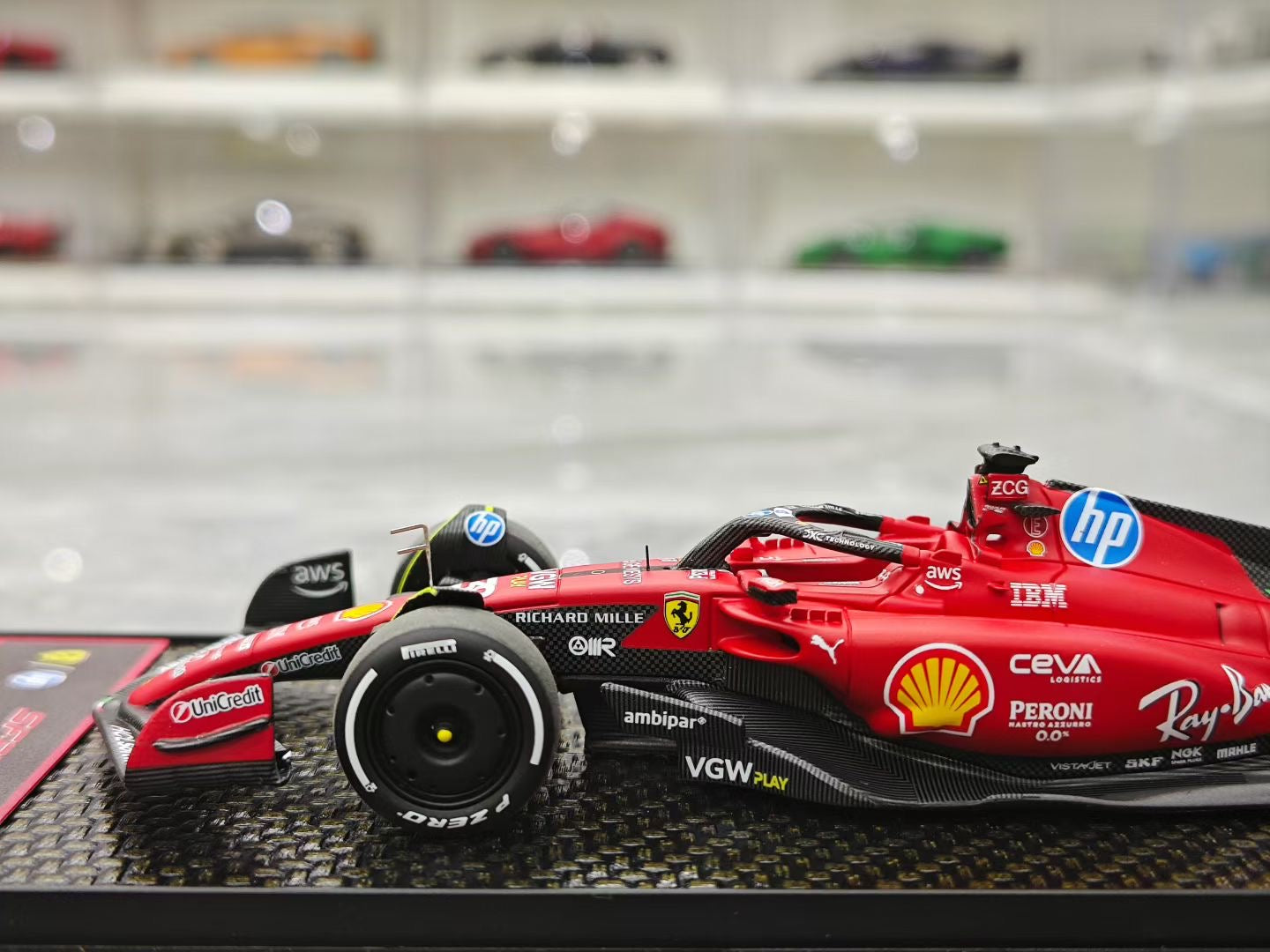 BBR 1/43 2025 Ferrari SF23 Zhou Guanyu Test Version F1