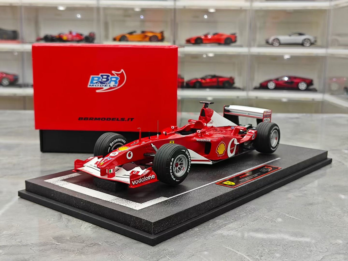 BBR 2002 San Marino Ferrari F2002 Schumacher World Champion 1:18