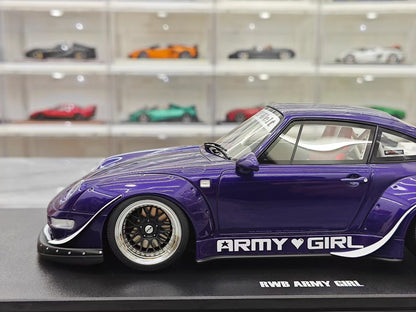 GT Spirit 1/18 Porsche 993 RWB ARMY Resin