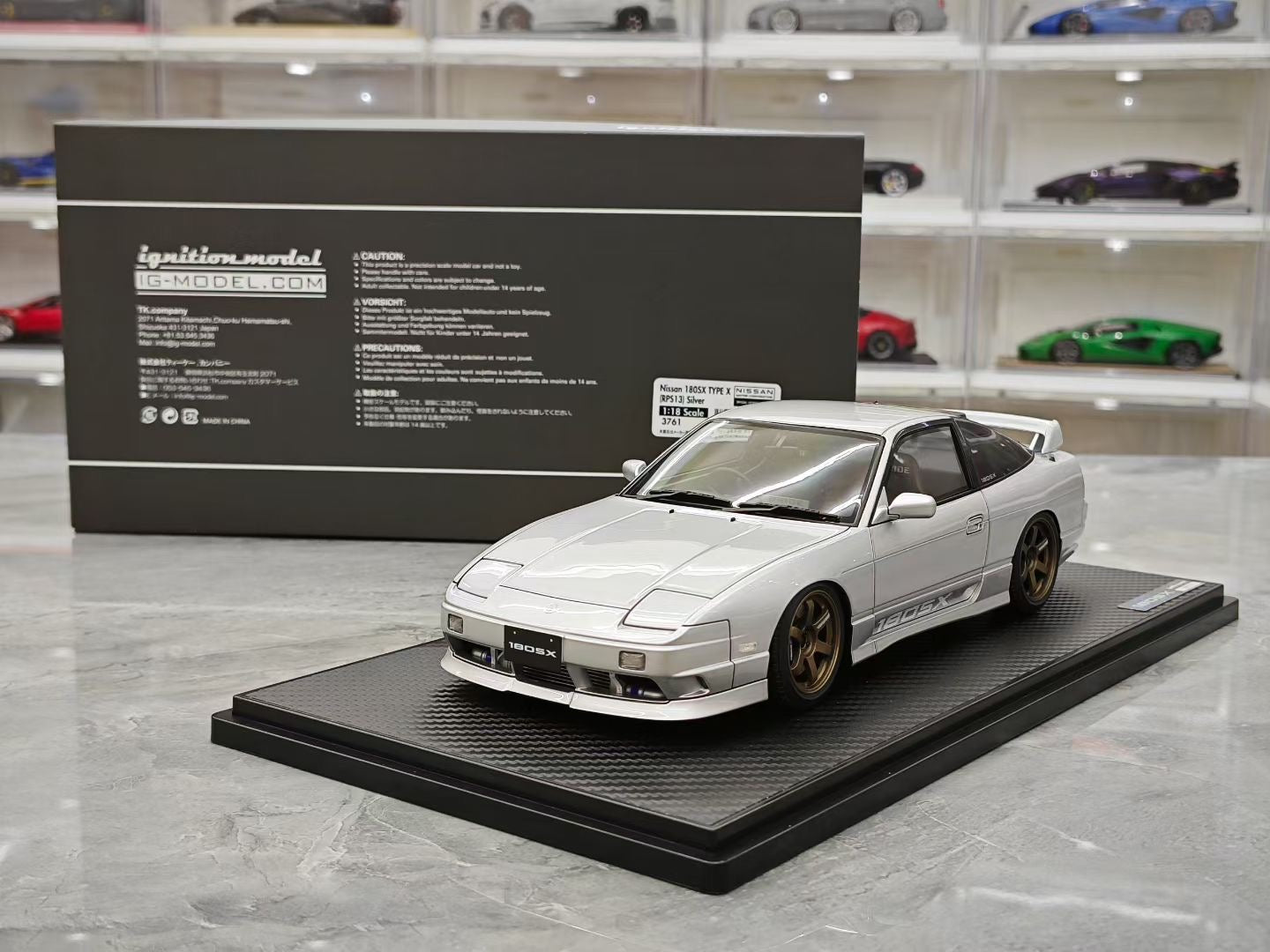 IG 1/18 Nissan 180SX TYPE X Resin