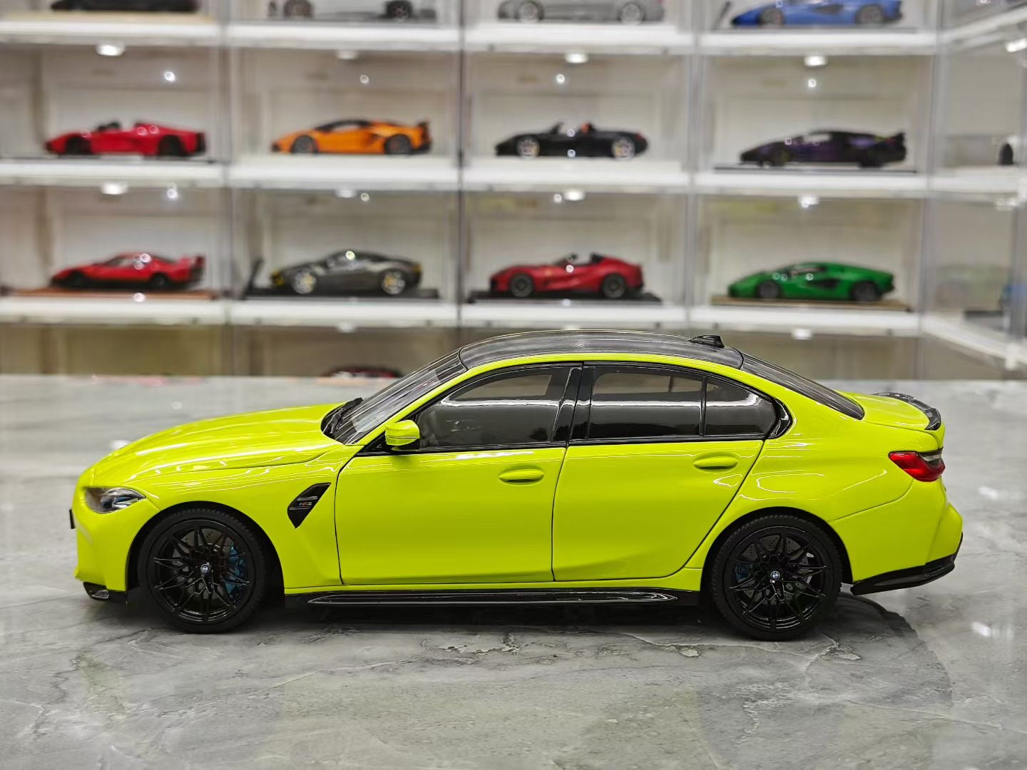 MINICHAMPS  1/18 2024 BMW M3 Alloy Full Open