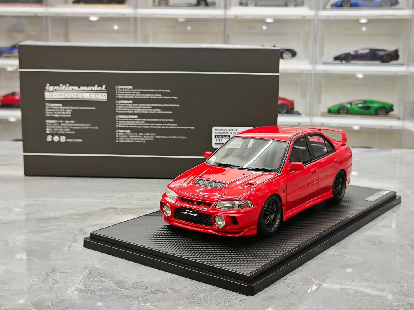 IG 1/18 Mitsubishi Arthur EVO IV 4th Generation Resin