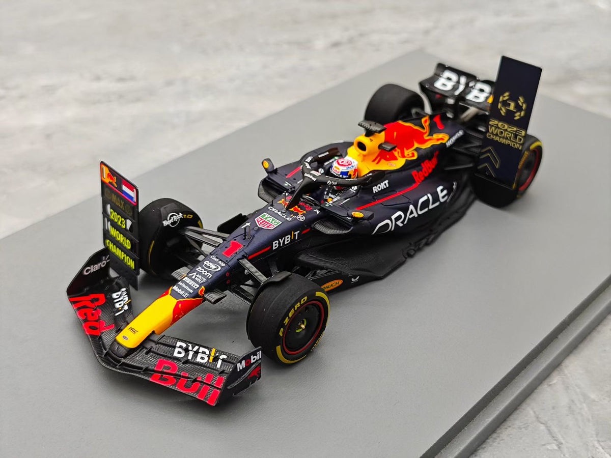 Spark 2023 Qatar – Red Bull RB19 – Verstappen (F1 World Champion) – 1:43 Scale