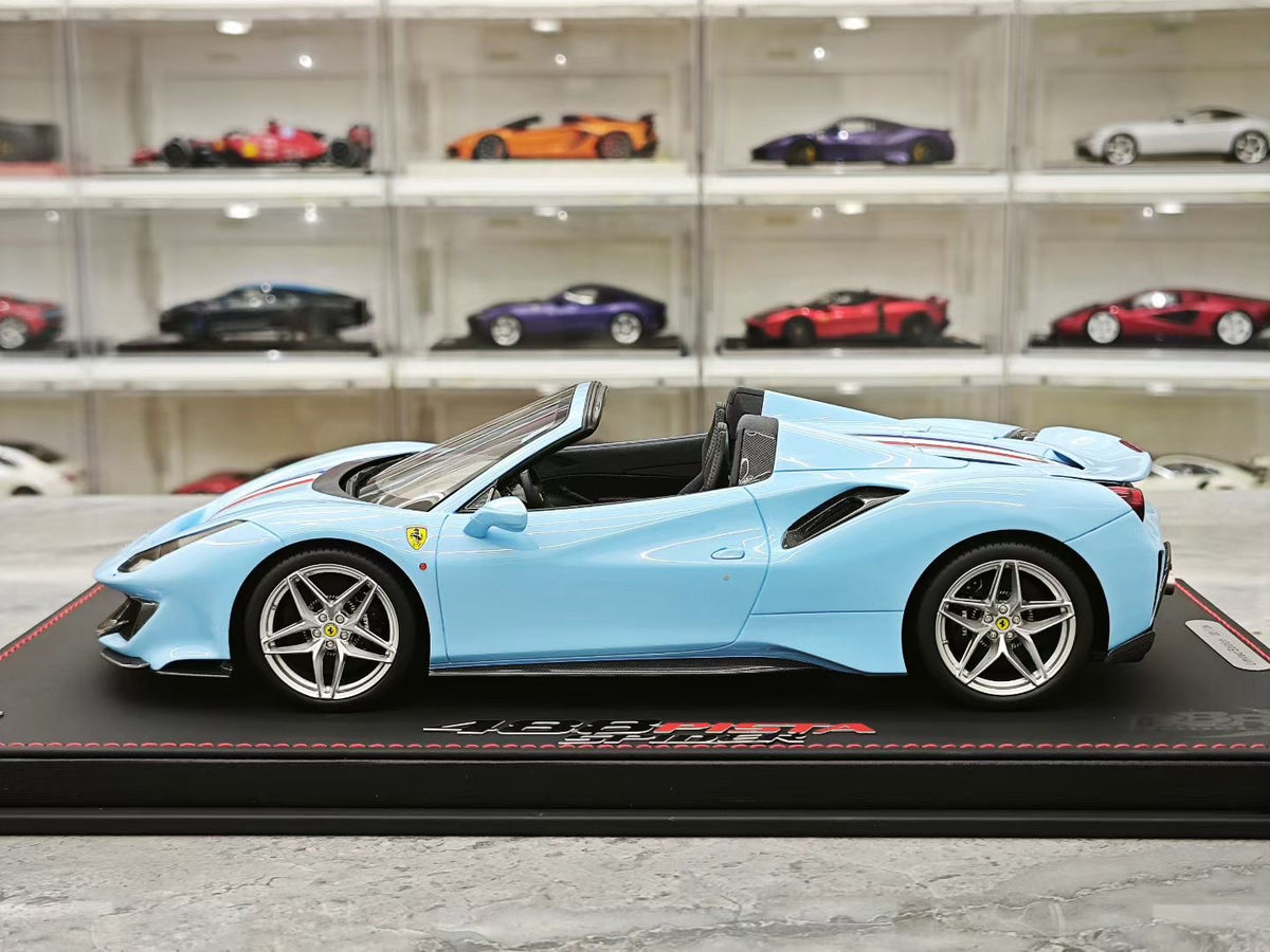 BBR Ferrari 488 Pista Spider (Convertible) – 1:18 scale resin model –