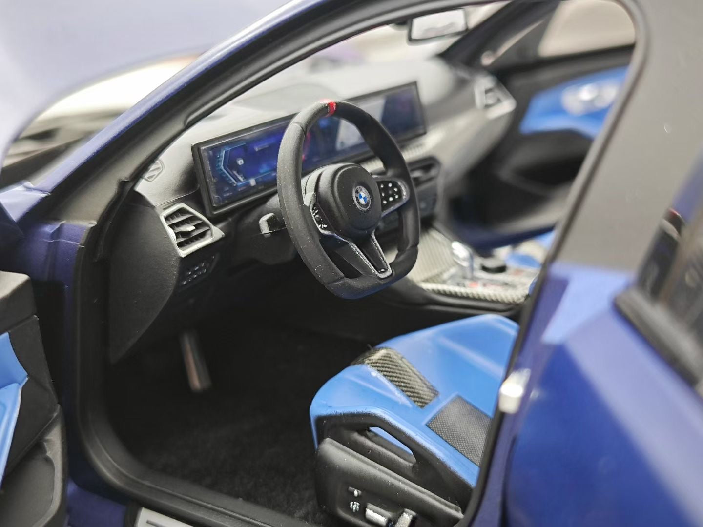 MINICHAMPS  1/18 2024 BMW M3 Alloy Full Open