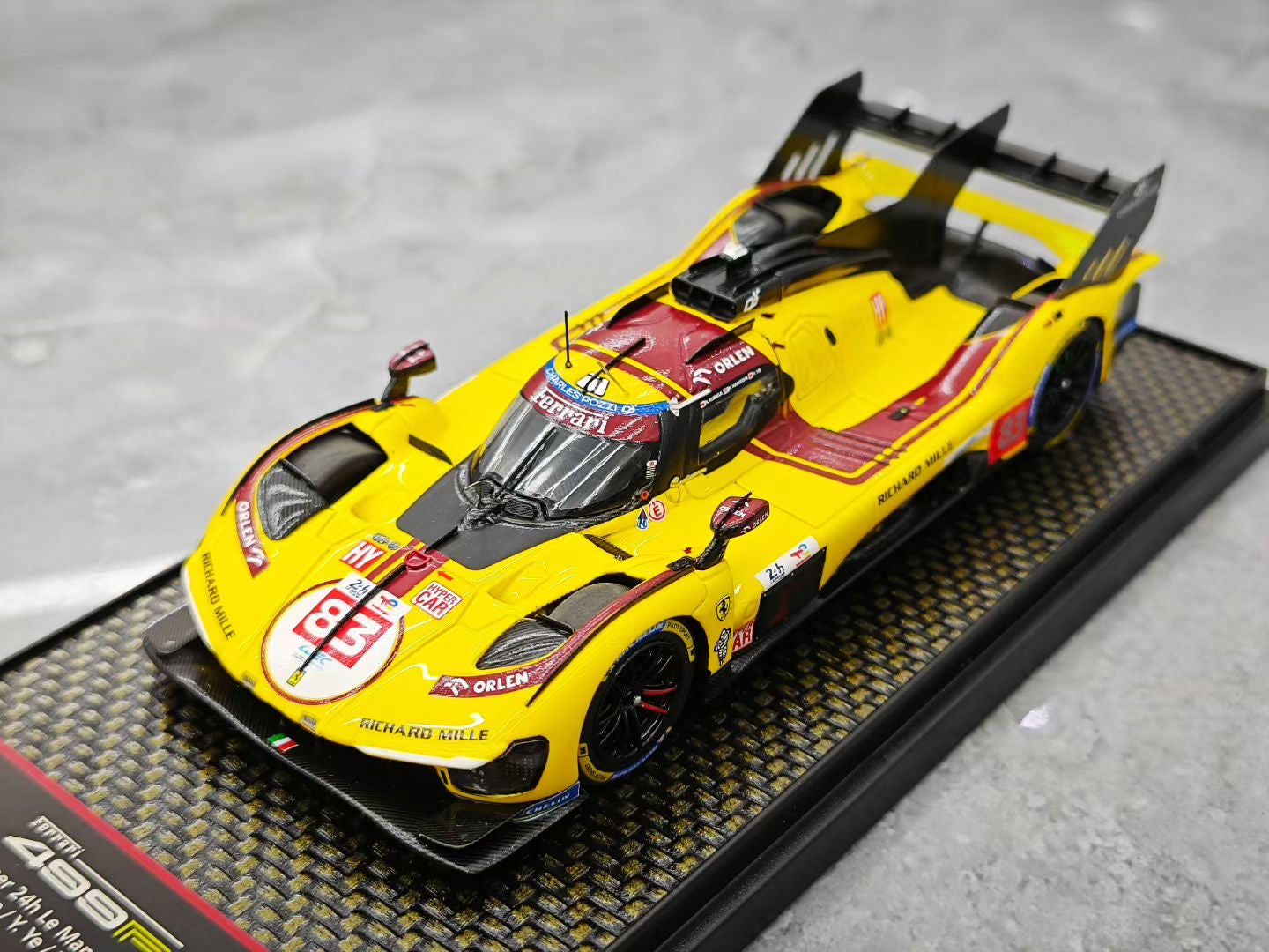 BBR 1/43 2025 Le Mans Winner Ferrari 499 LE #83 Ye Yifei