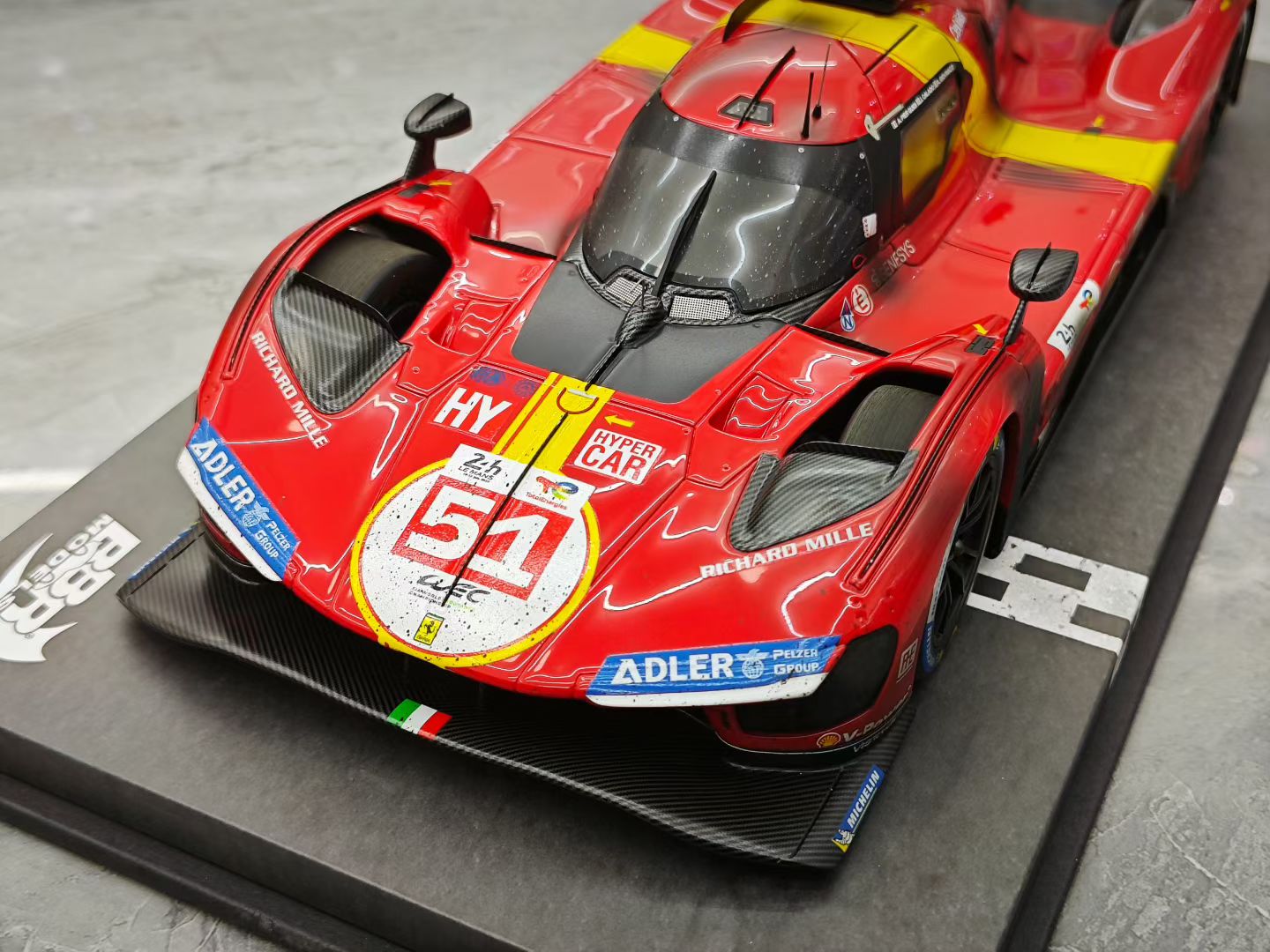 BBR 1/18 2023 Centennial Le Mans Ferrari 499P Victory