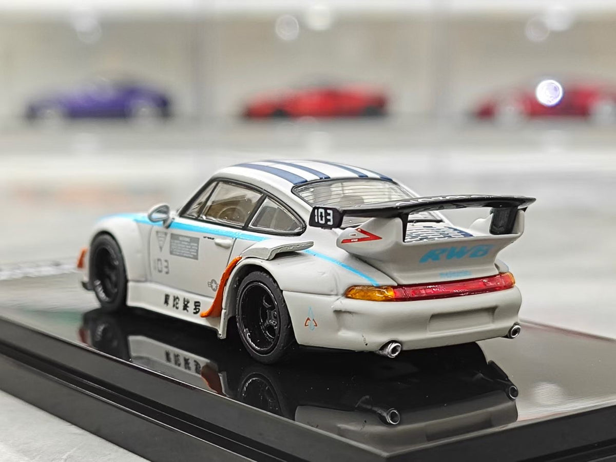 MOTORHELIX Porsche RWB 993 Widebody Die-cast Model (1:64 Scale)