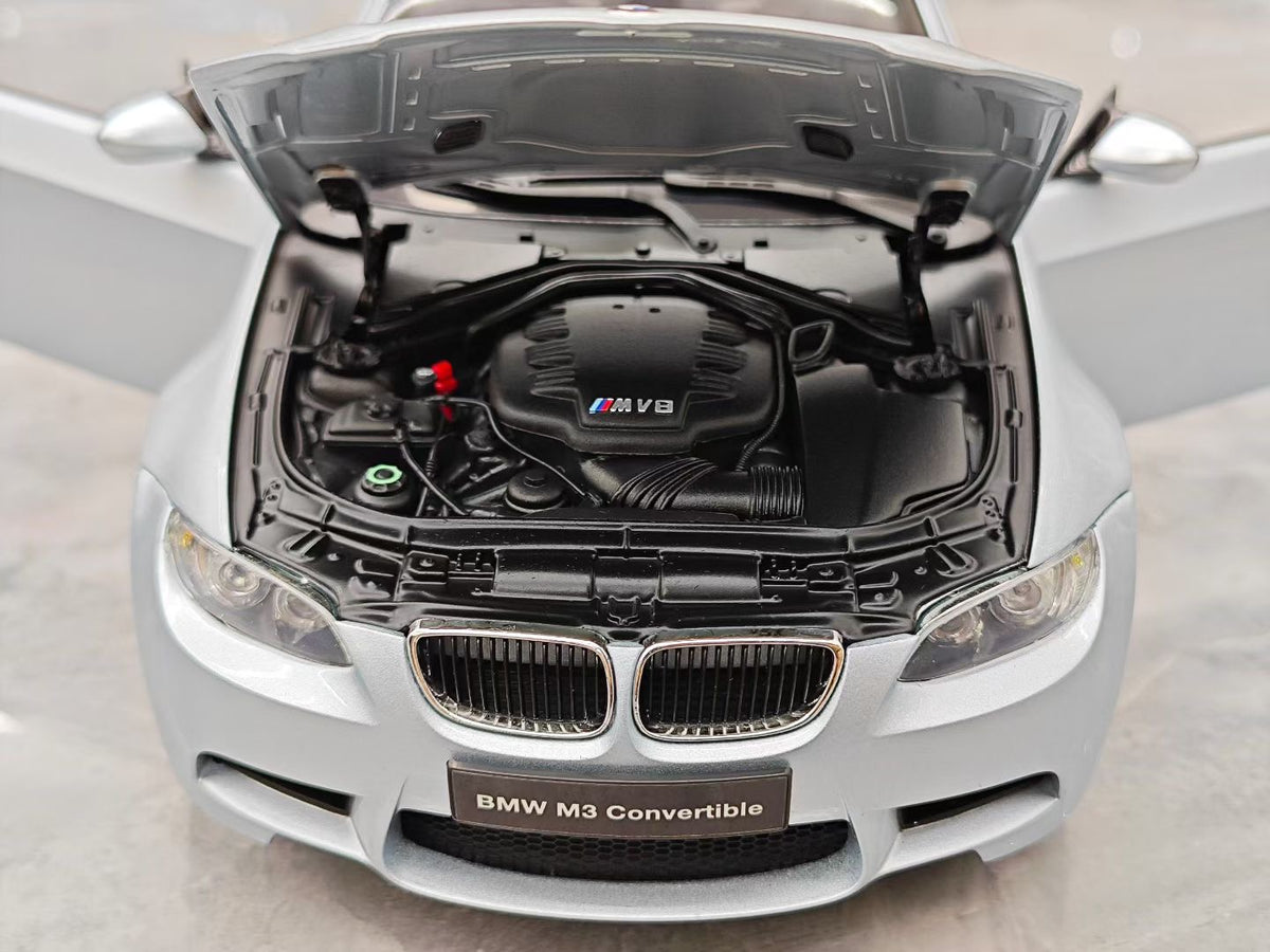 Kyosho BMW M3 Convertible, 1:18 scale die-cast model with fully opening parts