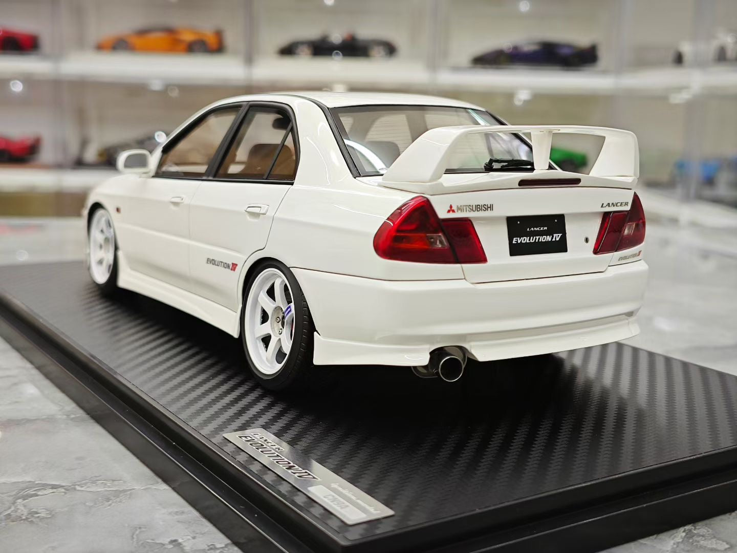 IG 1/18 Mitsubishi Arthur EVO IV 4th Generation Resin