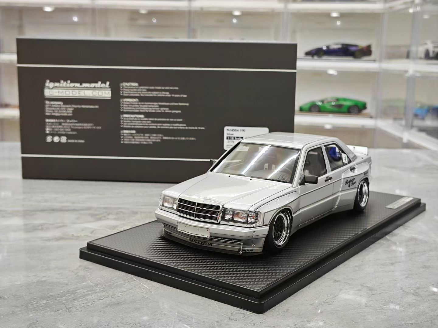 IG 1/18 Mercedes Rocket Bunny Pandem 190 JDM