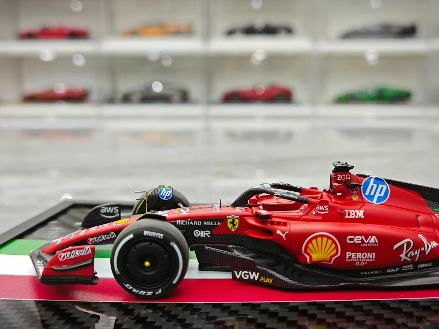 BBR 1/43 2025 Ferrari SF23 Hamilton F1 Debut Test Car