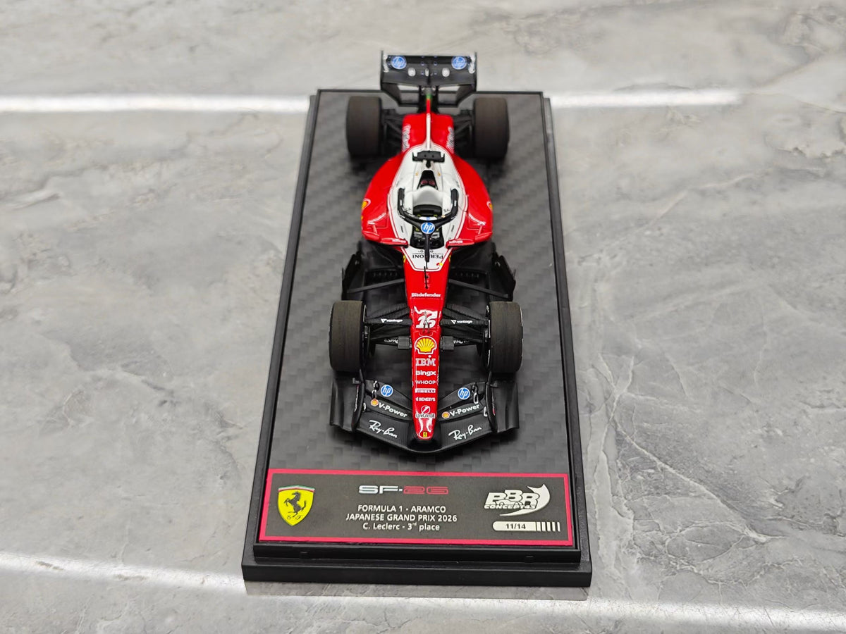 BBR 1:43 Scale F1 Model – Leclerc SF26 (2026 Japanese GP)
