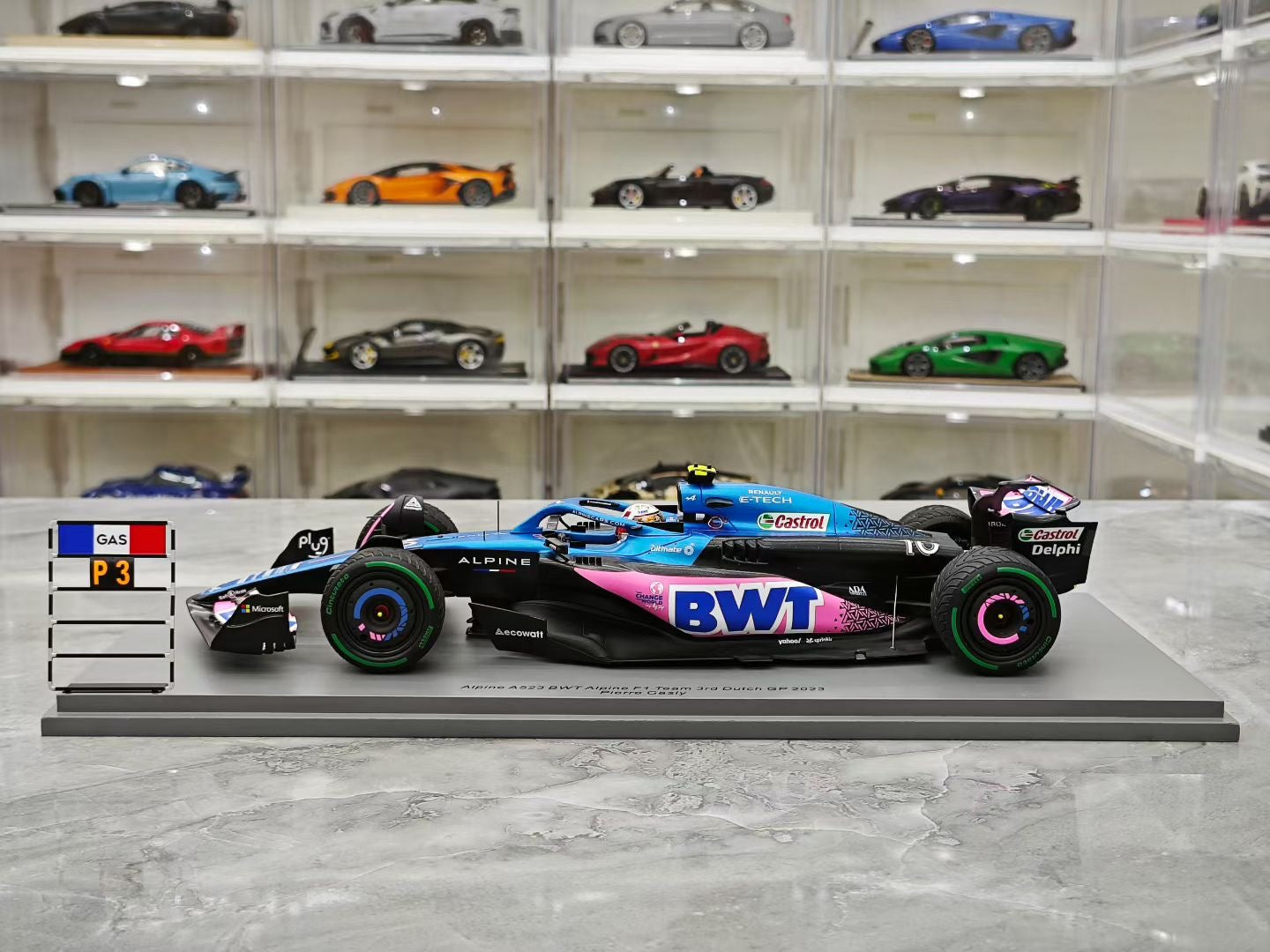 Spark 1/18 2023 Dutch Grand Prix Alpine BWT A523 Gasly F1