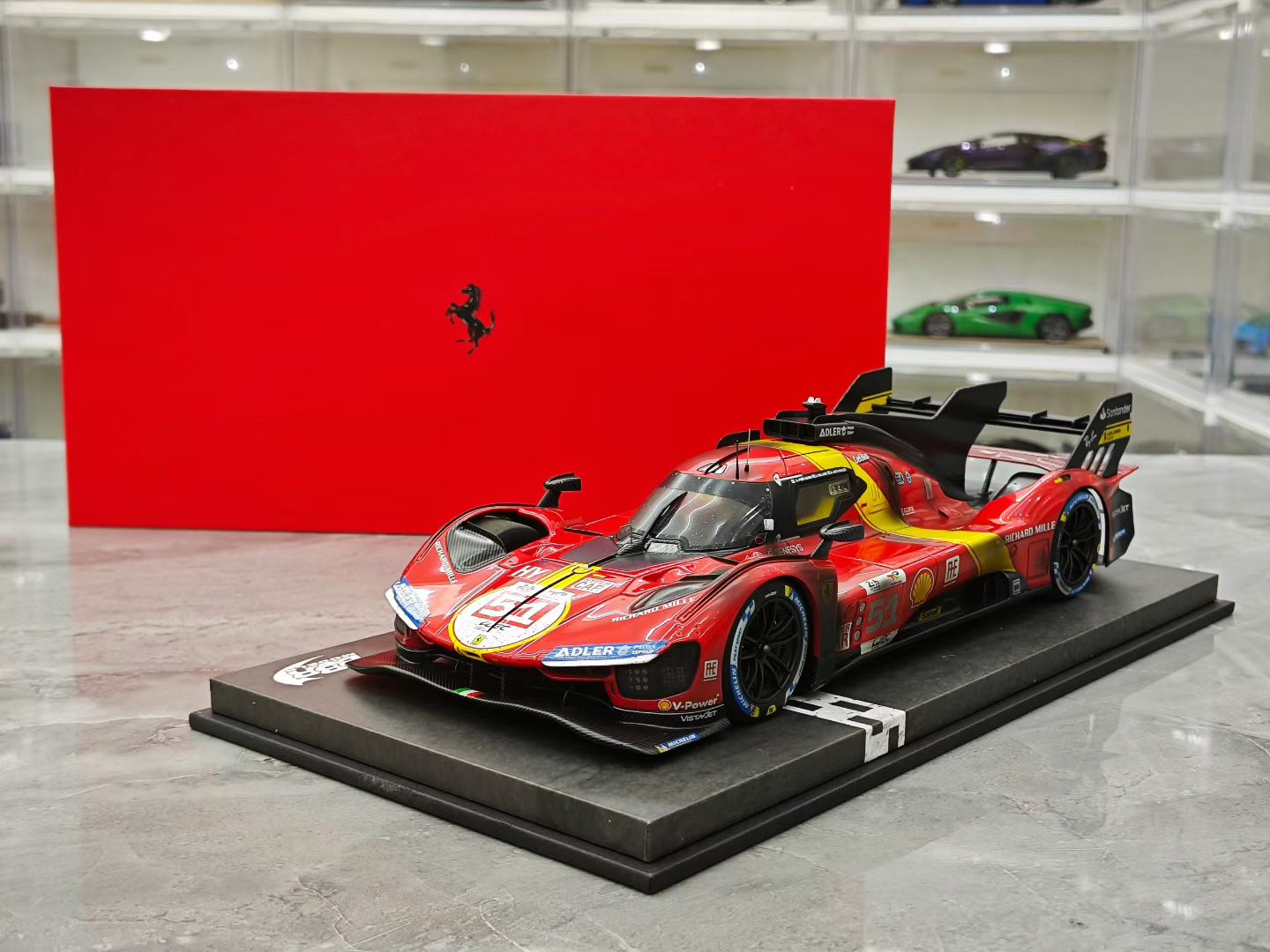 BBR 1/18 2023 Centennial Le Mans Ferrari 499P Victory