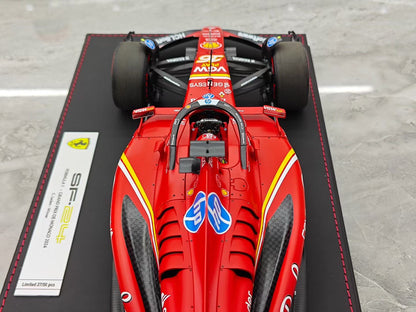 BBR 2024 Monaco GP SF-24 (Pole Position Version) Die-cast Model – Leclerc F1 (1:18 Scale)