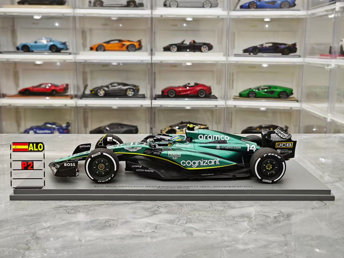 Spark 1/18 2023 Canada Grand Prix AMR23 Alonso F1