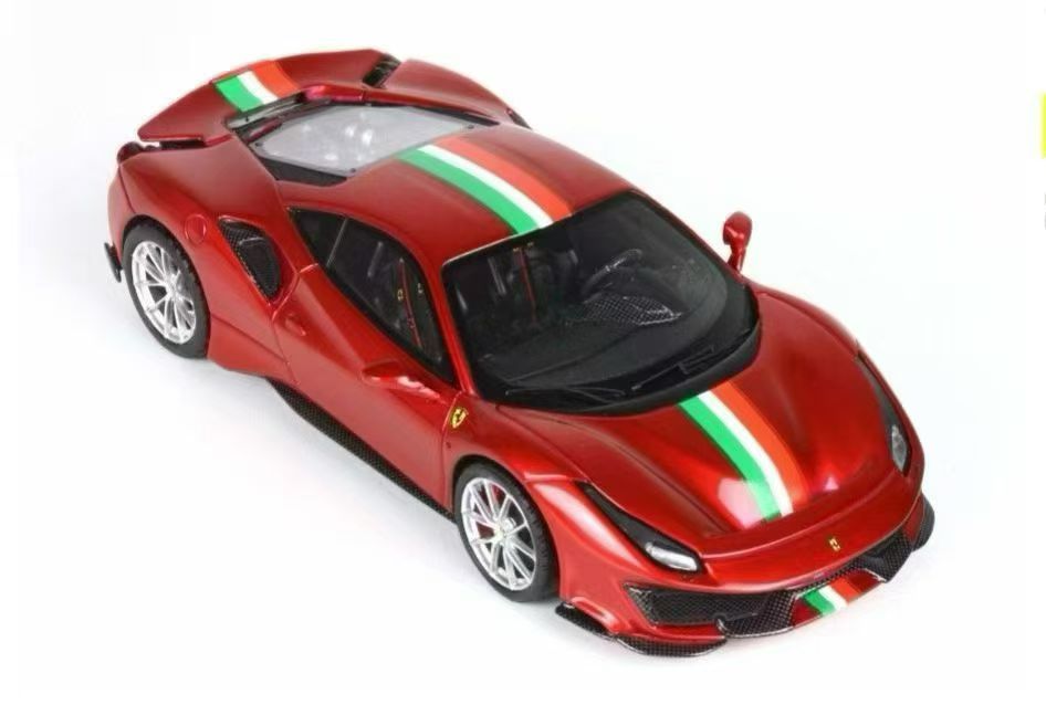 BBR First Pre-Order 1/43 Ferrari 488 Pista RED F1 2007 Metallic Red